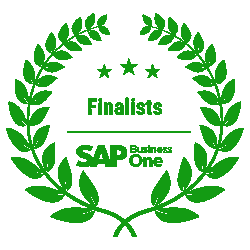 SAP Business One Partner Finalist award banner