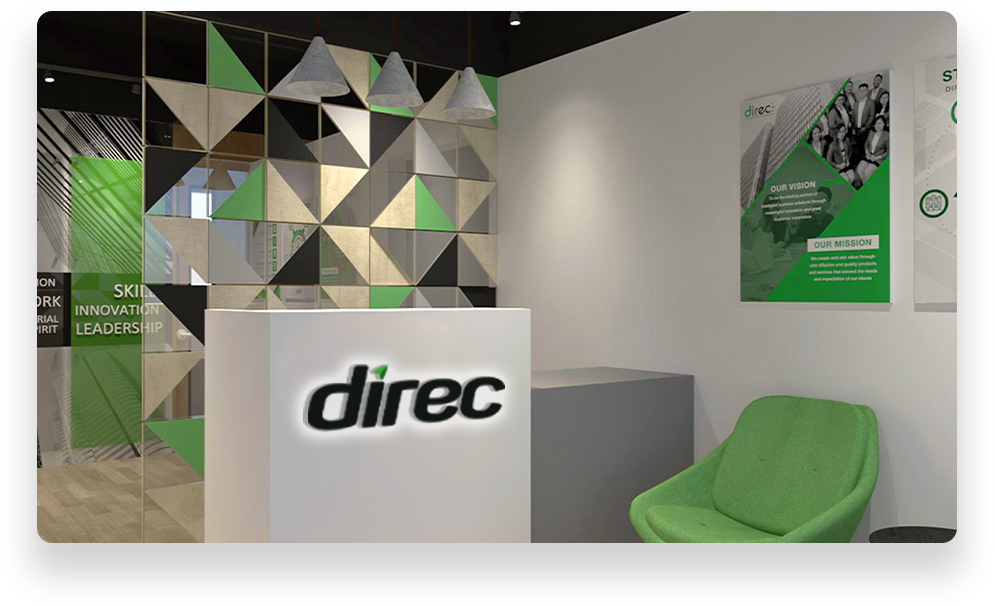 Direc Business technologies Inc. Lobby Area