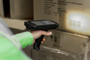 Using barcode scanner for efficient warehouse management